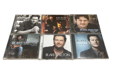 Blake Shelton CD Lot of 6 Hillbilly Bone Christmas Startin Fires Pure BS etc Foto 1 de 4