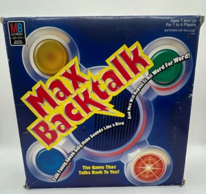 Vintage Max Backtalk "The Game That Talks Back to You" Milton Bradley 1986-WORKS - Picture 1 of 12