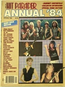 Hit Parader Magazine Spring 1984 ANNUAL, Priest, Randy Rhoads, Motley Crue, Rush - Picture 1 of 23