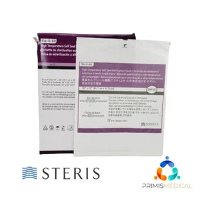Steris 884122 Vis-U-All High-Temperature Self Seal Sterilization Pouch Box 100 - Picture 1 of 3