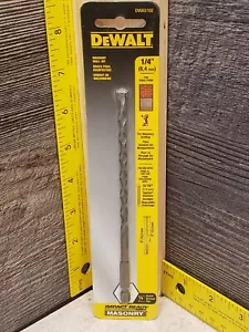 NEW GENUINE DeWalt Impact Ready 6" 1/4 Masonry Bit 1/4" Hex DWA5102 - Picture 1 of 4