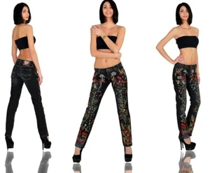 REPLAY Damen Jeans Hose mit Stickerei 06-6228-1711, Gr.36 - Bild 1 von 3