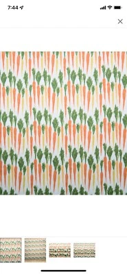 PARAFUSO 8 JARDAS TECIDO FLANELA SUPER ACONCHEGANTE SEM CORTES LARANJA CENOURAS NOVO DA JOANN - Imagem 1 de 2