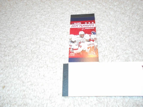 Washington Capitals Unused Playoff Tickets 2019 Memorabilia Style Cover