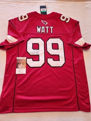 JJ J.J. WATT signed CARDINALS licensed jersey JSA COA Size XL TEXANS - Image 1 of 4