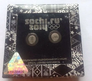 2010 WINTER OLYMPIC GAMES Vancouver Canada ORIGINAL Cufflinks in case VERY NICE! - Picture 1 of 4