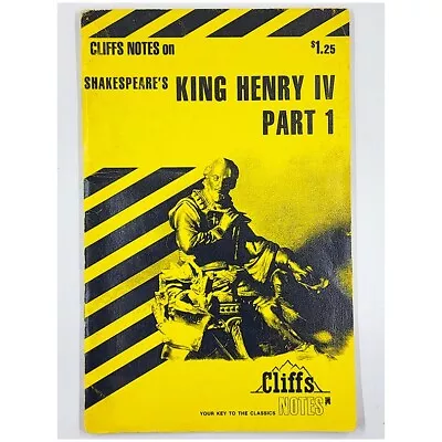 King Henry IV: Part 1 by Cliffs Notes Staff (1971, Paperback) - Image 1 of 4