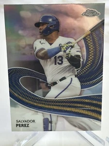 2024 Topps Chrome Strokes #S-19 Salvador Perez Kansas City Royals - Picture 1 of 2