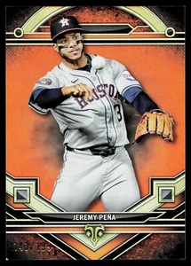 Baseball 2024 Topps Triple Threads Jeremy Pena #112 arancione /199 - Foto 1 di 2