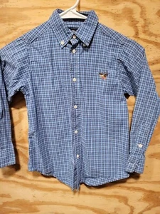 Camicia a quadri American Living bambino piccolo ragazzo casual con bottoni taglia 6 multicolore - Foto 1 di 4