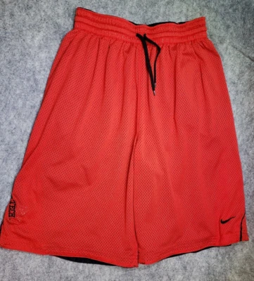 Texas Tech Red Raiders Nike Reversible Shorts Men Small Black Red Basketball - Image 1 of 4