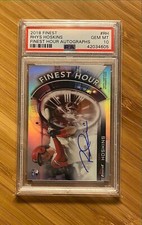 2018 Topps Finest Hour Autograph RHYS HOSKINS Rookie Auto PSA 10