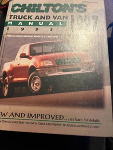 Chilton's 7921 1993-1997 Truck Van Repair SERVICE SHOP Manual FORD CHEVY DODGE - Bild 1 von 1