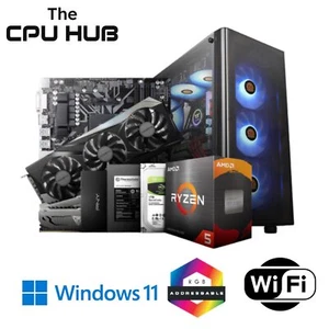 AMD Ryzen 9 5950X Gaming PC 64GB DDR4 RX 7600 XT 16GB 1TB NMVE SSD c - Picture 1 of 20