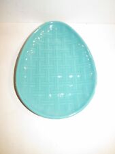 Fiestaware, Egg Plate, Embossed Easter Egg Plate, Fiesta, Turquoise, blue, New