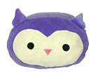 Squishmallow  Holly The Owl Stackable 12" Soft Purple Plush Pillow Kellytoy