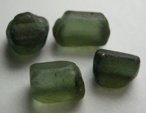 TOURMALINE, CLEAN BLUE GREEN & GREEN ROUGH FOR FACETING, NIGERIA, AFRICA - Picture 1 of 9