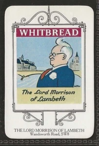 WHITBREAD-INN SIGNS LONDON 1973 (15 SET) - #09 - LORD MORRISON LAMBETH WANDSWORTH - Bild 1 von 2