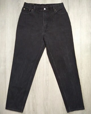 Pantalones de mezclilla Levis 550 2001 vintage para mujer negros (medidos 31x31) (14 sin usar) nuevos sin etiquetas Foto 1 de 4