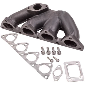 1x Colector turbo de hierro fundido para motor Honda Civic Del Sol 1993-1997 B16 B18 - Imagen 1 de 10