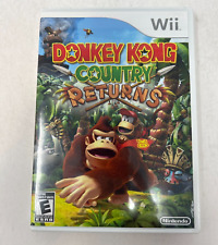 Case and Manual Only NO GAME Donkey Kong Country Returns Nintendo Wii Authentic