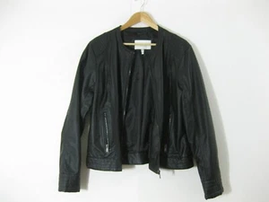 B YOUNG Bikerjacke KUNSTLEDERJACKE aus 2023 schwarz tailliert Gr. 46 NP 70 € - Bild 1 von 12