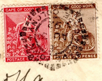 Sudáfrica COGH COLONIA CABO OCTOGONAL Cancelar 1892 Alemania {samwells}YO67 Foto 1 de 4