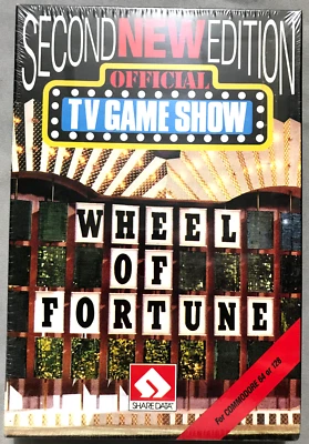 NIB Second Edition Wheel of Fortune TV Game Show 5.25" disk Commodore ShareData - Image 1 of 2