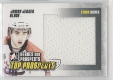 2009-10 ITG Heroes and Prospects Top Jumbo Jersey Black /60 Ethan Werek #JM-10
