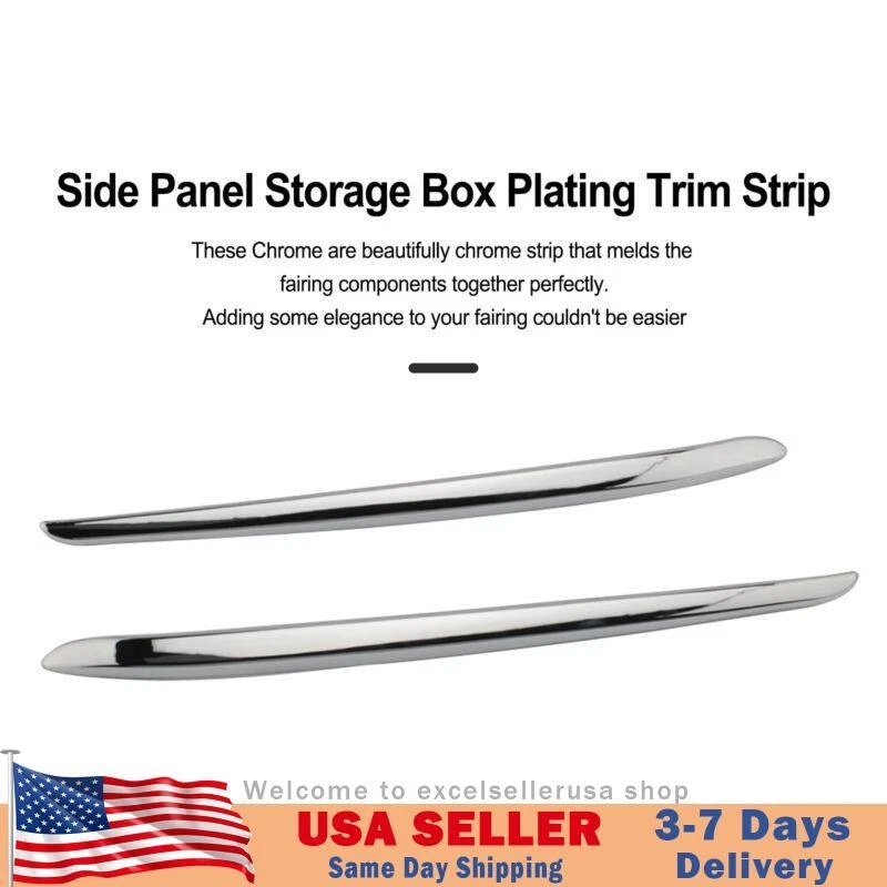Caja de almacenamiento de panel lateral cromado para BMW K1600GTL 2011-2018 Foto 1 de 4