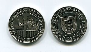 Portugal 1990 Restauracao Da Independencia 100 Esc Unciculated Coin
