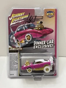 Johnny Lightning SIGNED CHASE ‘69 Dodge Daytona CS Customs Convention Dinner Car - Picture 1 of 19