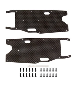 Team Associated 81415 RC8T3.1 FT Arm Stiffeners Rear Lower Carbon Fiber Disc. - Picture 1 of 2