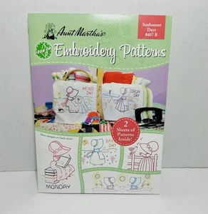 Aunt Martha's #407 SUNBONNET DAYS Embroidery Transfer Pattern Book Sunbonnet Sue - Picture 1 of 2