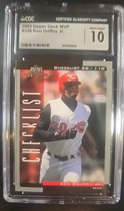 2001 Upper Deck MVP - Gem Mint 10 - Ken Griffey Jr #326 - Picture 1 of 2