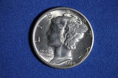 Estate Find 1940 D- Mercury Dime!!  #K54352 Foto 1 de 2
