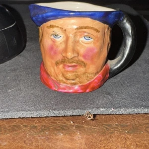 SELTEN TOBY Becher SAHNEKÄNNCHEN Krug Vintage Miniatur HENRY the VIII England 1,5" - Bild 1 von 6