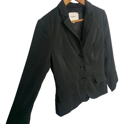 LK Bennett Blazer Womens Size UK 10 Black Tailored Smart Work Office Jacket - Image 1 of 4