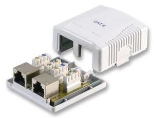 PRO SIGNAL - 2-Poort Cat6 RJ45 Aansluiting - Afbeelding 1 van 1