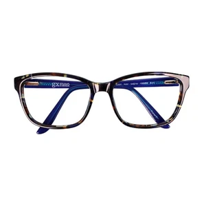 Monturas de gafas GX Studio By Gwen Stefani Navy Havana auténticas (solo marcos)  - Imagen 1 de 9