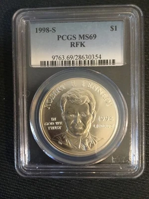 1998s RFK pcgs ms69 - Image 1 of 3