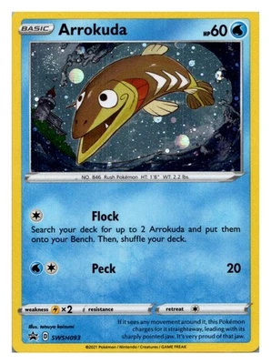 Arrokuda - Promo SWSH: Sword & Shield Promo Cards SWSH093 NM - Image 1 of 2