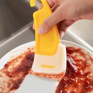 Raschietto Padella Silicone Utensili Cucina Pulizia Spatola Utensili Cottura Cottura C4A5 - Foto 1 di 11