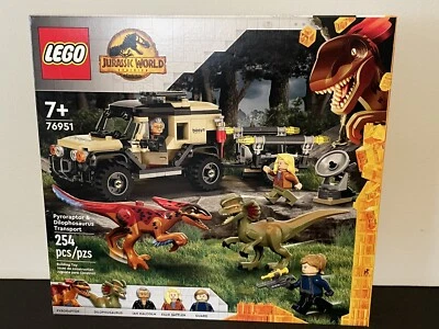 LEGO. Jurassic World: Pyroraptor & Dilophosaurus Transport (76951). Sealed Box. - Image 1 of 4