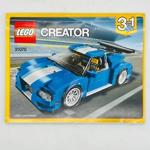 LEGO Creator 31070 Turbo Track Racer Instruction Manual ONLY - Picture 1 of 2