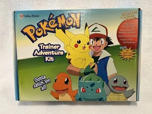 Pokemon Trainer Adventure Kit Golden Books Activity Set Sealed Box VTG RARE NOS - Picture 1 of 10