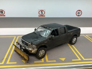 2004 Ford F-250 Snow Plow Farm Truck Rusty Weathered Customized 1/64 Diecast - Picture 1 of 13