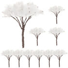  10 Pcs Mini Fake Plants Artificial Architectural Tree Model