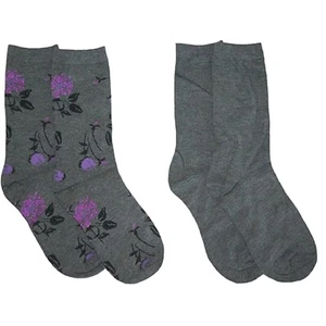 Apt. 9 Women's Crew Socks - 2 Pair - 9-11 - Picture 1 of 4