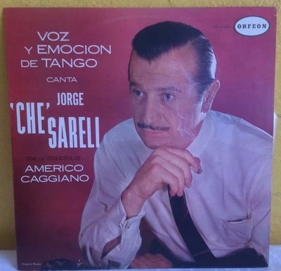 JORGE 'CHE' SARELI -VOZ Y EMOCION DE TANGO- MEXICAN LP TANGO  - Image 1 of 4